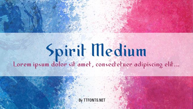 Spirit Medium example